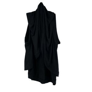 Rachel Pally Top Bolero Jacket Cardigan Black Stretch Jersey Knit One Size NEW